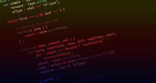 Coding in web development